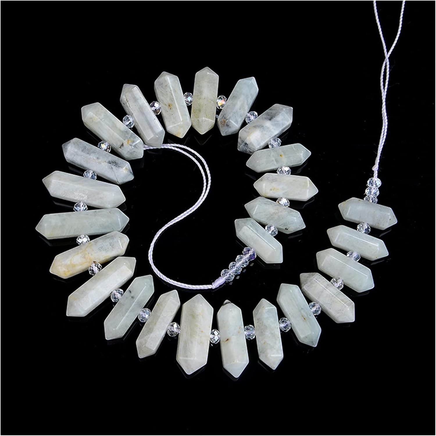 Cristal natural Áspero Oro natural Obsidiana Cristal Cuarzo Strand Grobe Wies Colgante Cuentas for collar Pendientes Piedra espinela Luz solar Piedra natural Inicio Colecciones ( Color : 7 , Size : 6-