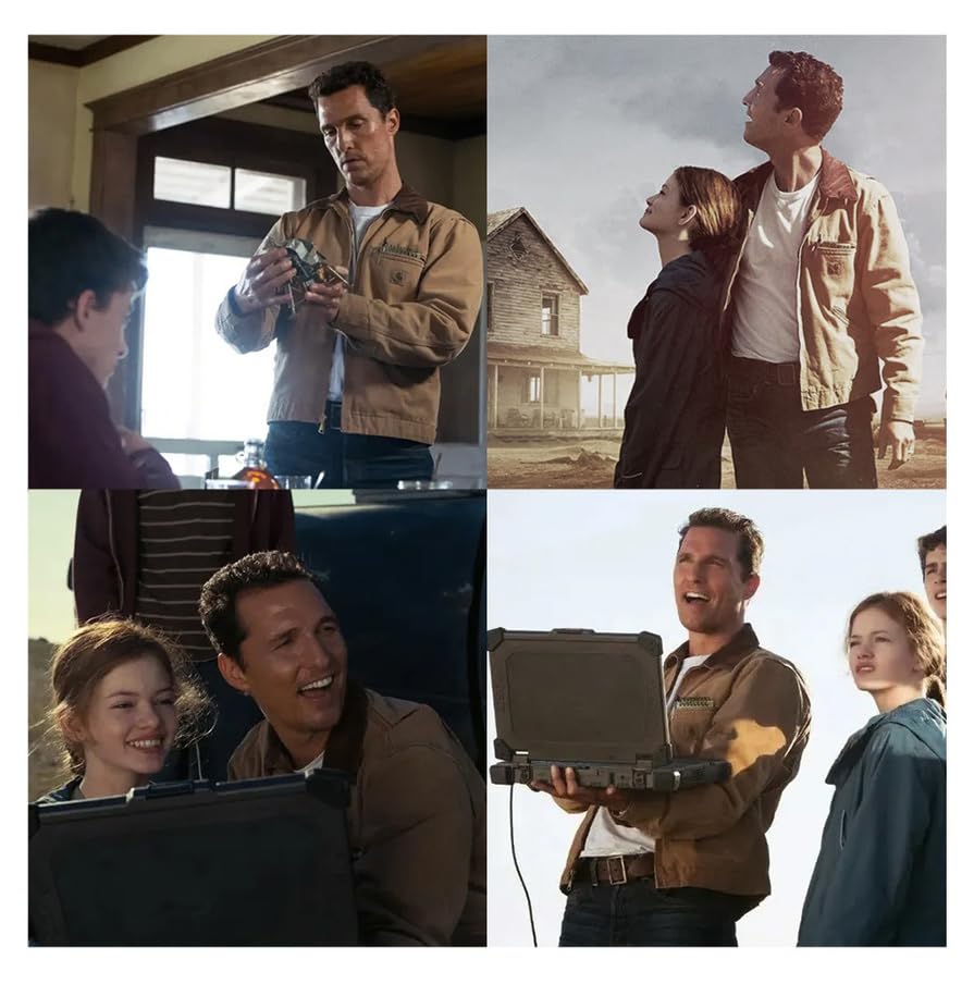 SevenBoy Men's Rugged Flex Relaxed Fit Duck Detroit Jacket Vintage Hunting Heavy Canvas Lapel Coat For Autumn4