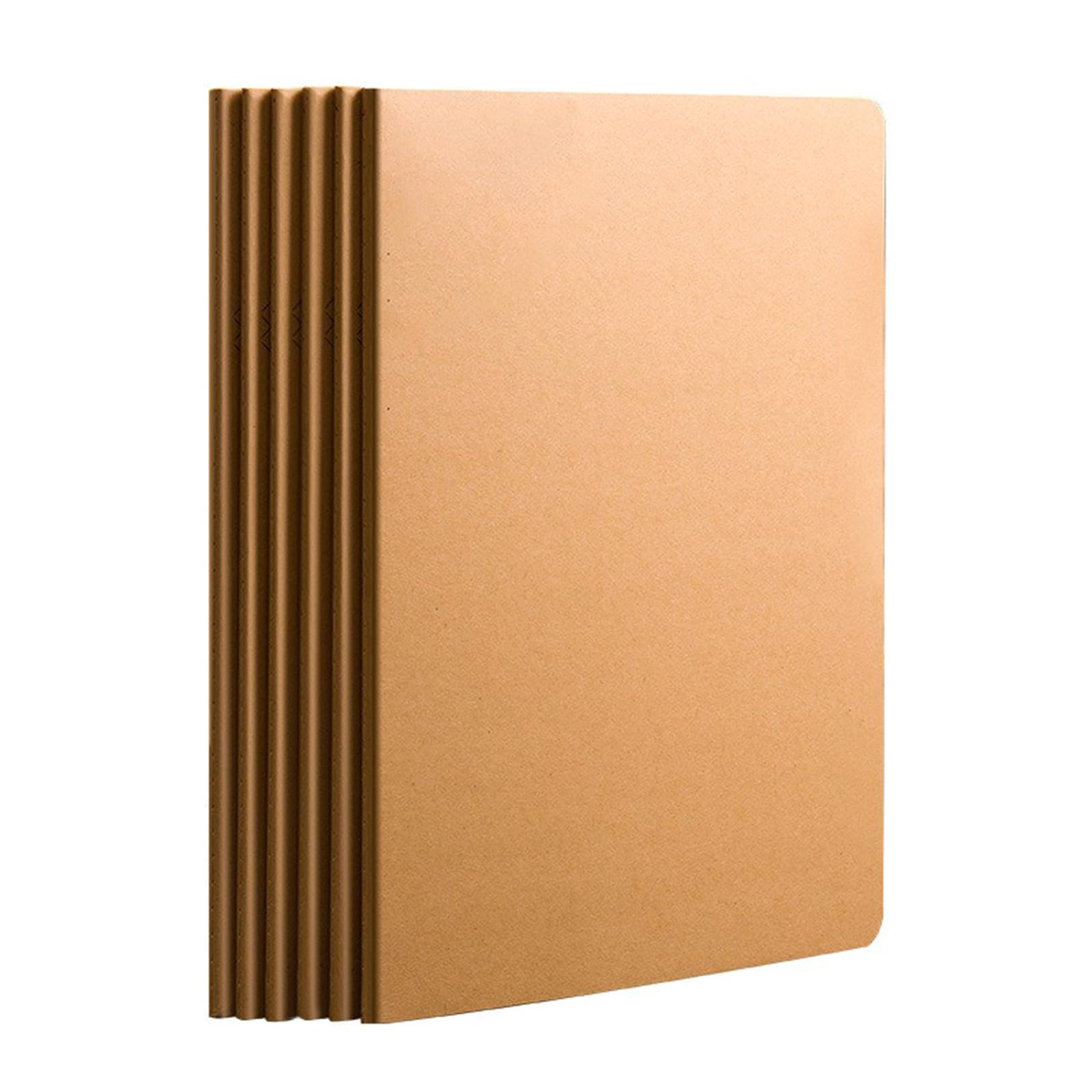 Generisch 6 cuadernos de papel para estudiantes, formato B5, con 36 páginas cada uno, diseño con líneas horizontales para el aprendizaje y el uso escolar, cuaderno rayado