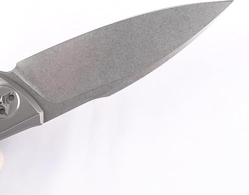 Miniatura 7 de folding knife, D2 steel blade and titanium alloy handle pocket knife, used for outdoor camping and hiking tools