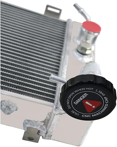 Miniatura 7 de ReadyCool Ventilador de cubierta de radiador de 3 filas para Jeep Cherokee 1984-2001, Comanche 1986-1992, Wagoneer 84-90 4.0L L6 2.8L V6, radiadores