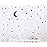 Moon and Stars Wall Decal Vinyl Sticker for Kids Boy Girls Baby Room Decoration Good Night Nursery Wall Decor Home House Bedroom Design YMX16 (Medium Blue)