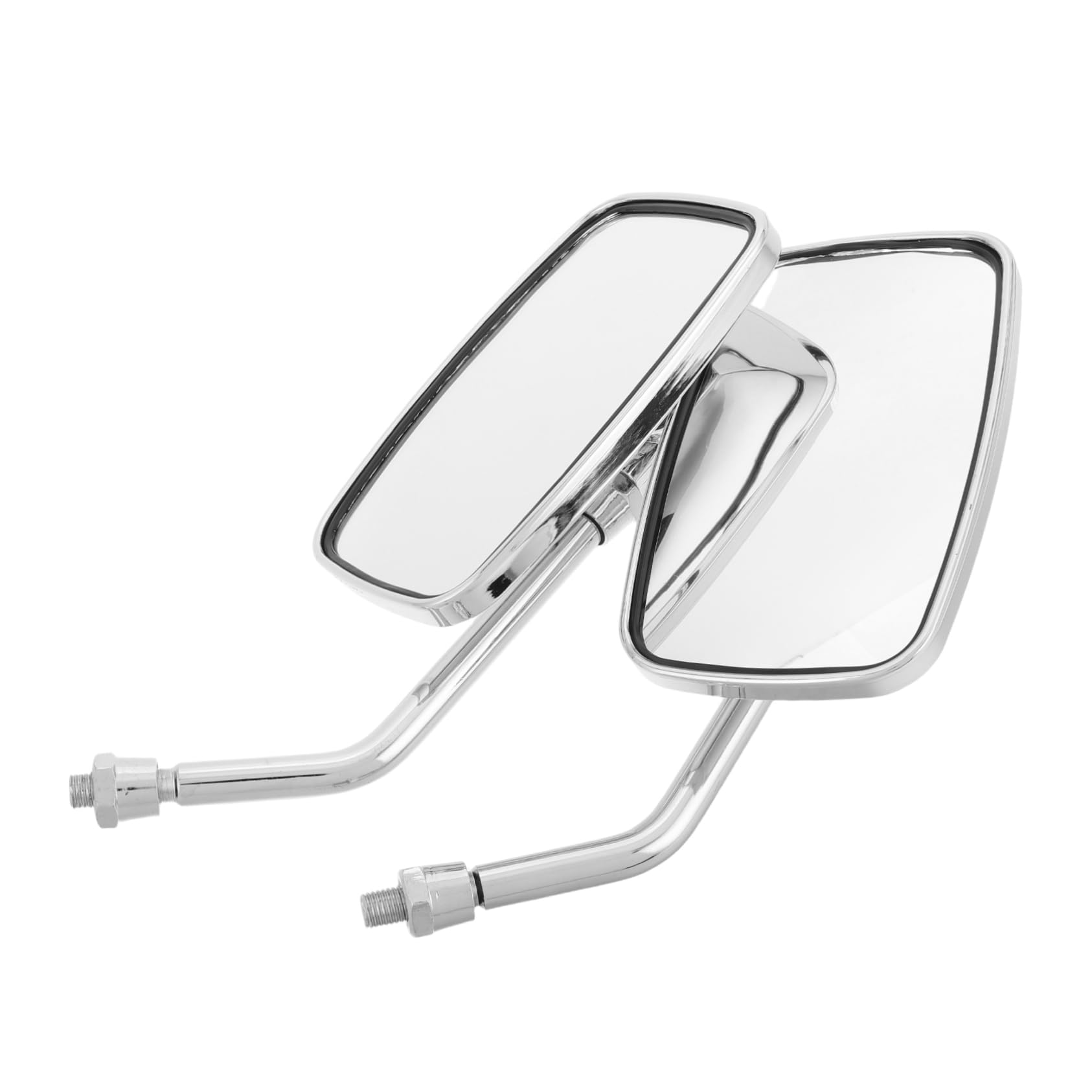 Cabilock Espejo Retrovisor Modificado Para Motocicleta Scooter y Motocross Diseño Cuadrado Espejo Lateral Equipo Para Moto