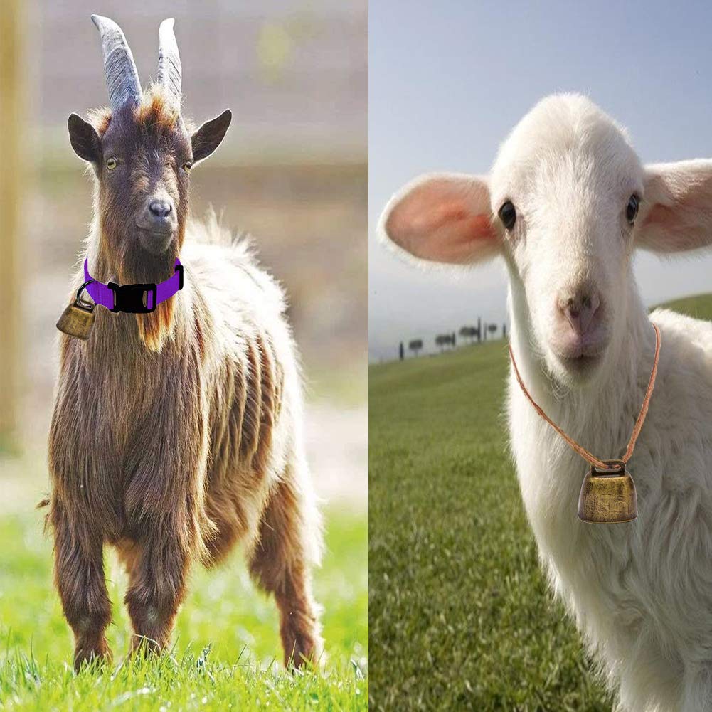ETCYAOXIN 12-Pack Adjustable Goat Collars With Bells & Numbered Tags - Nylon Grazing Collars For Goats, Sheep, Small Cows - View #9