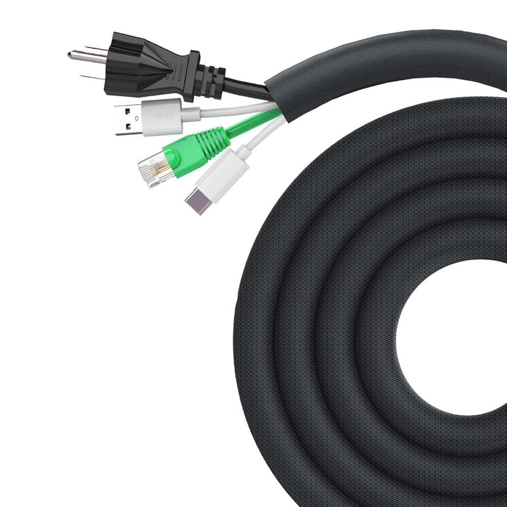 UOMTFAI Manchon Protecteur Pour Câbles électriques 3m - Anti-mastication Pour Chiens Et Chats
