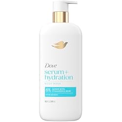 1 of Dove Body Wash Hydration Boost Actively drenches dry skin 6% hydration serum with hyaluronic 18.5 oz
