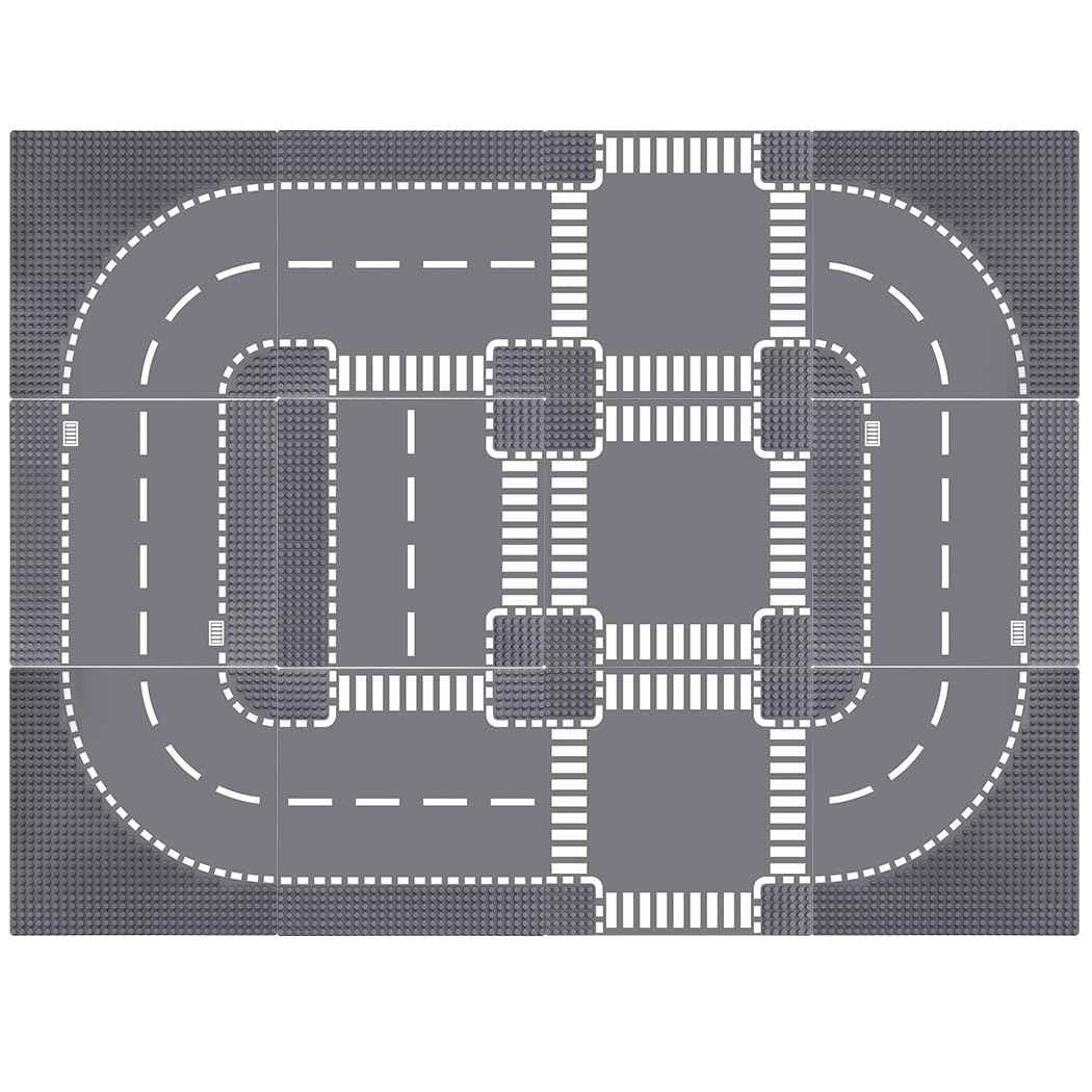 Lekebaby 12 Pack Road Base Plates