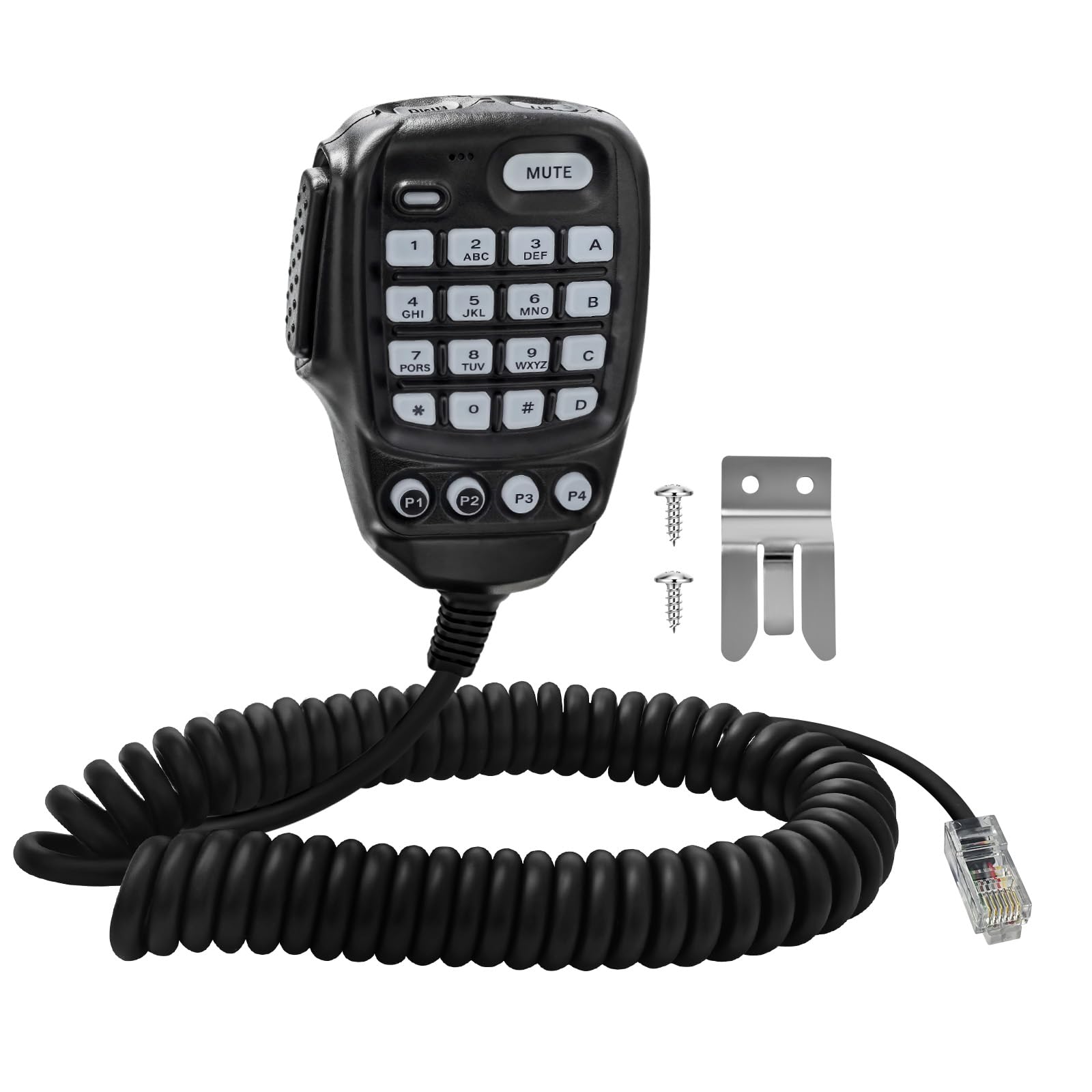 Amazon.com: SSM-85D DTMF Speaker Microphone with Keypad Car Mic
