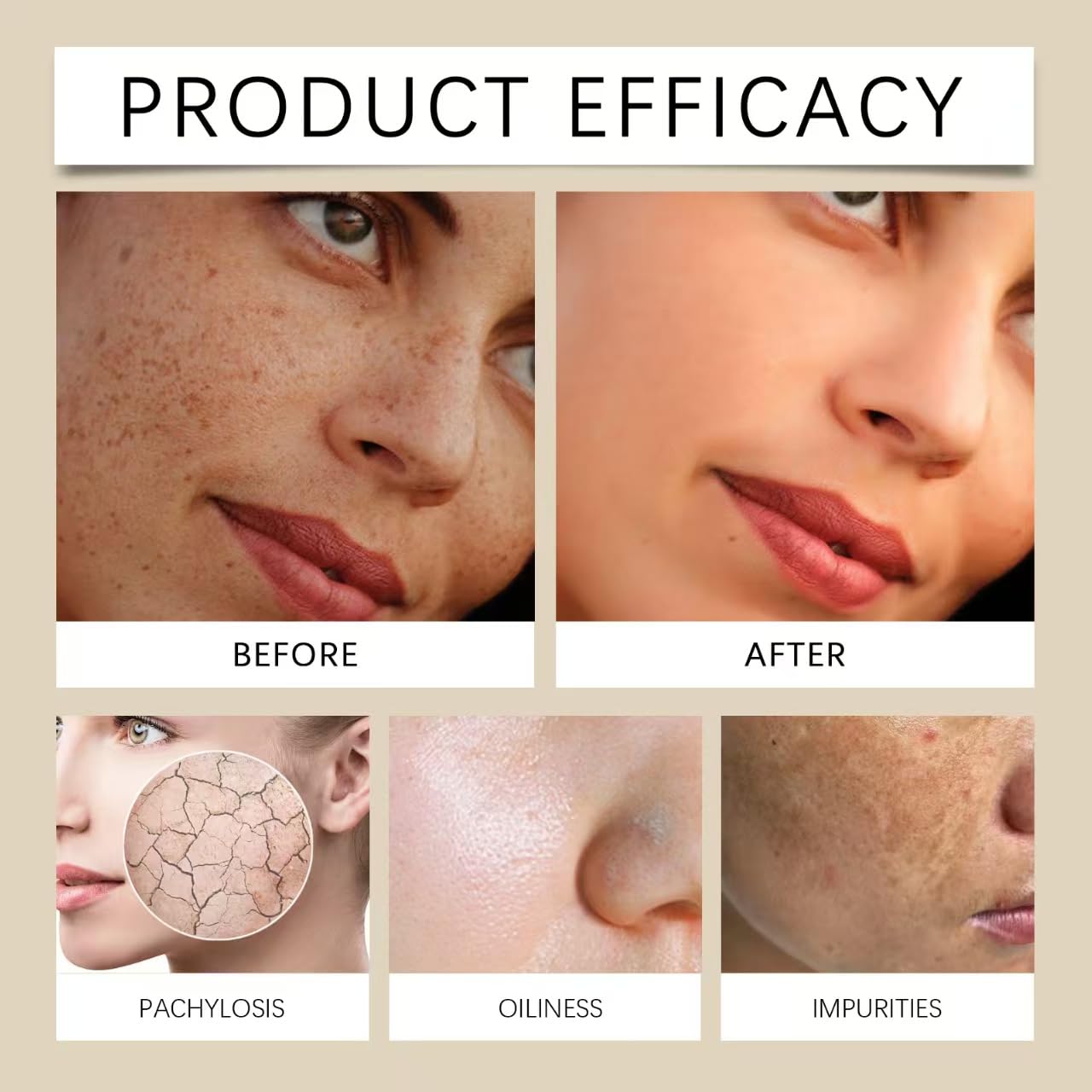 Crema rejuvenecedora de ginseng, suero facial para mujeres, antienvejecimiento, hidratación profunda para una piel más suave, reduce las líneas finas, adecuado para todos los tipos de piel. (5