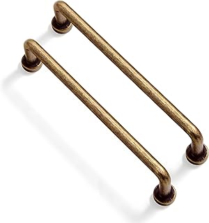 2 Pack Antique Cabinet Pulls, Cabinet Handles,128mm Hole Center, Zinc Alloy Cabinet Hardware for Kitchen Cupboard, Wardrobe, Drawer, Dresser