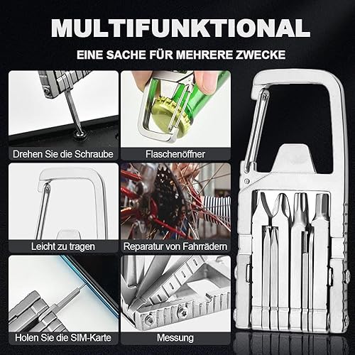 Miniatura 3 de Multiherramienta Jawbreaker Mini multiherramienta auto - 10 en 1 Jawbreaker Mini herramienta, Defensejawbreaker Multi herramienta rompedor de