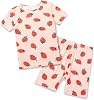 Bamboo Viscose Toddler Unicorn Mermaid Girls Kids Pajamas Short Sleeve Summer Cool Snug fit Pjs 12M-8Y 2pcs