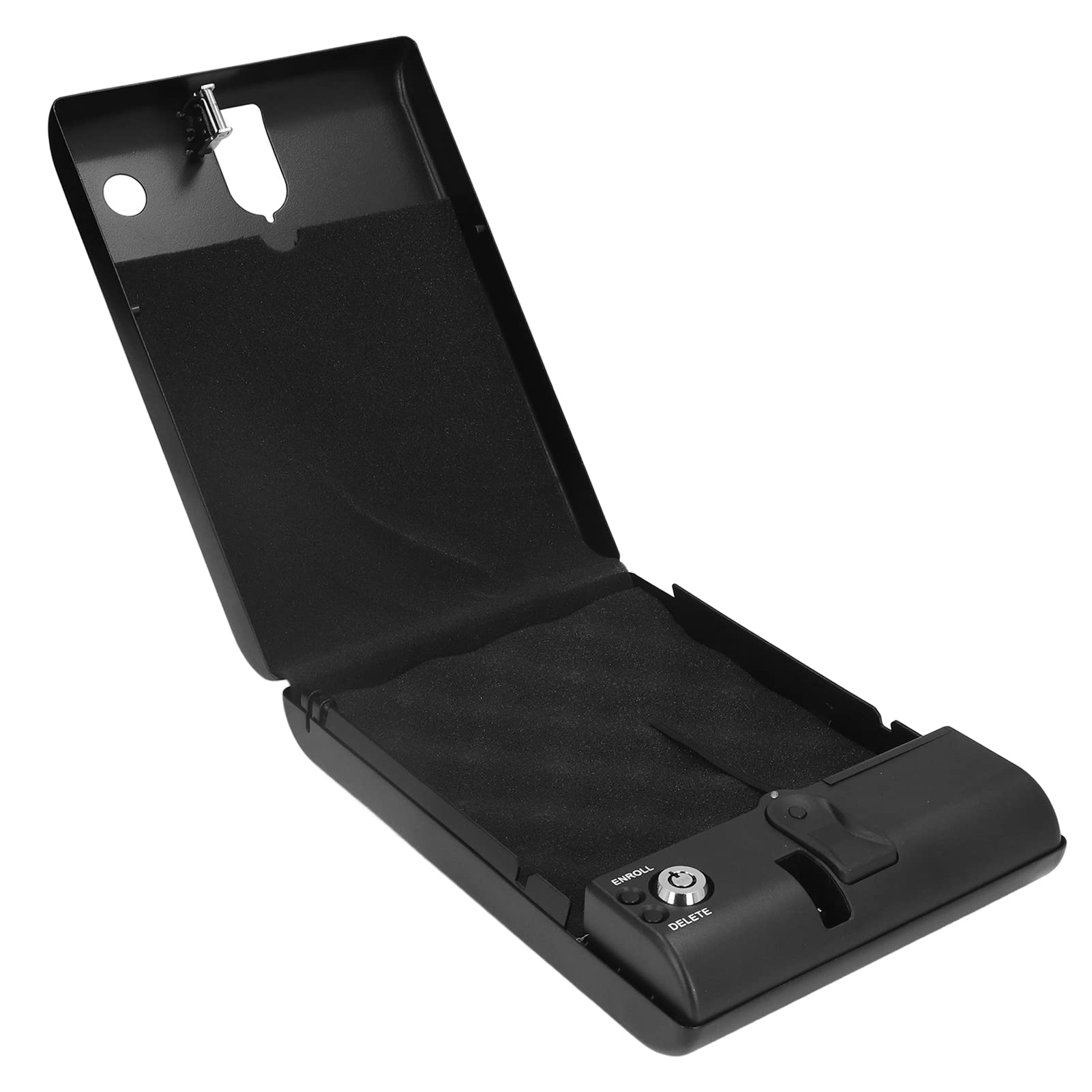 Buy Fingerprint Safe Box, Portable Security Box, with Safety Cord and