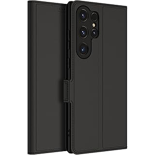 Kapa Slim Leather Case for Samsung Galaxy S24 Ultra - Black