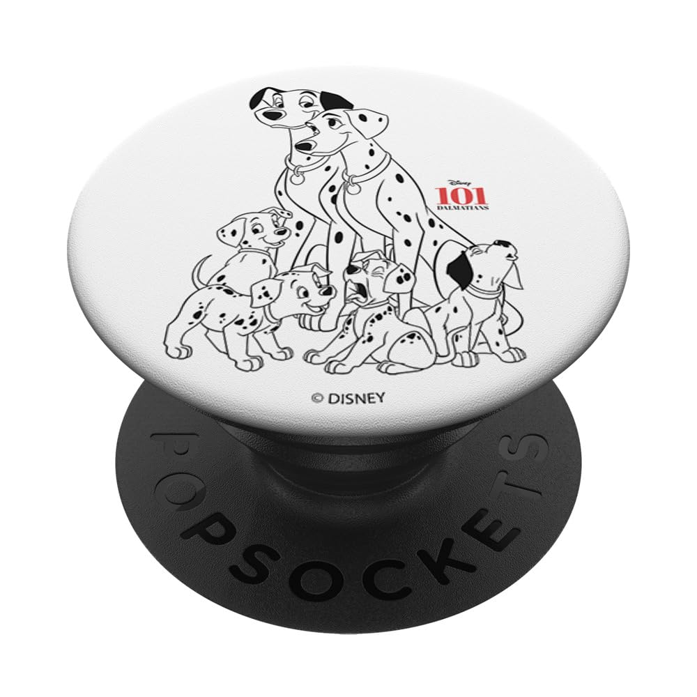 Disney 101 Dalmatians Dog Pile Portrait PopSockets Adhesive PopGrip