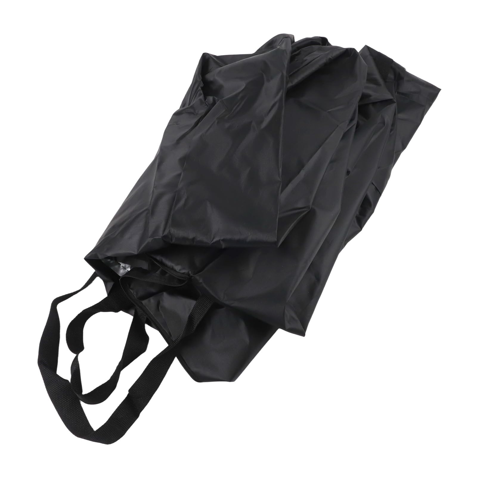 Borsa per mobili da giardino resistente, 81 x 81 x 61 cm, custodia impermeabile in poliestere con cerniera per cuscini da esterno, albero di Natale, nero