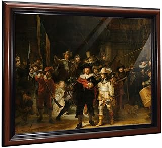 Crossroads Home Décor The Night's Watch by Rembrandt, World Famous Wall Art Collection, Famous Wall Prints for you Living Room or Entryway, 2466W