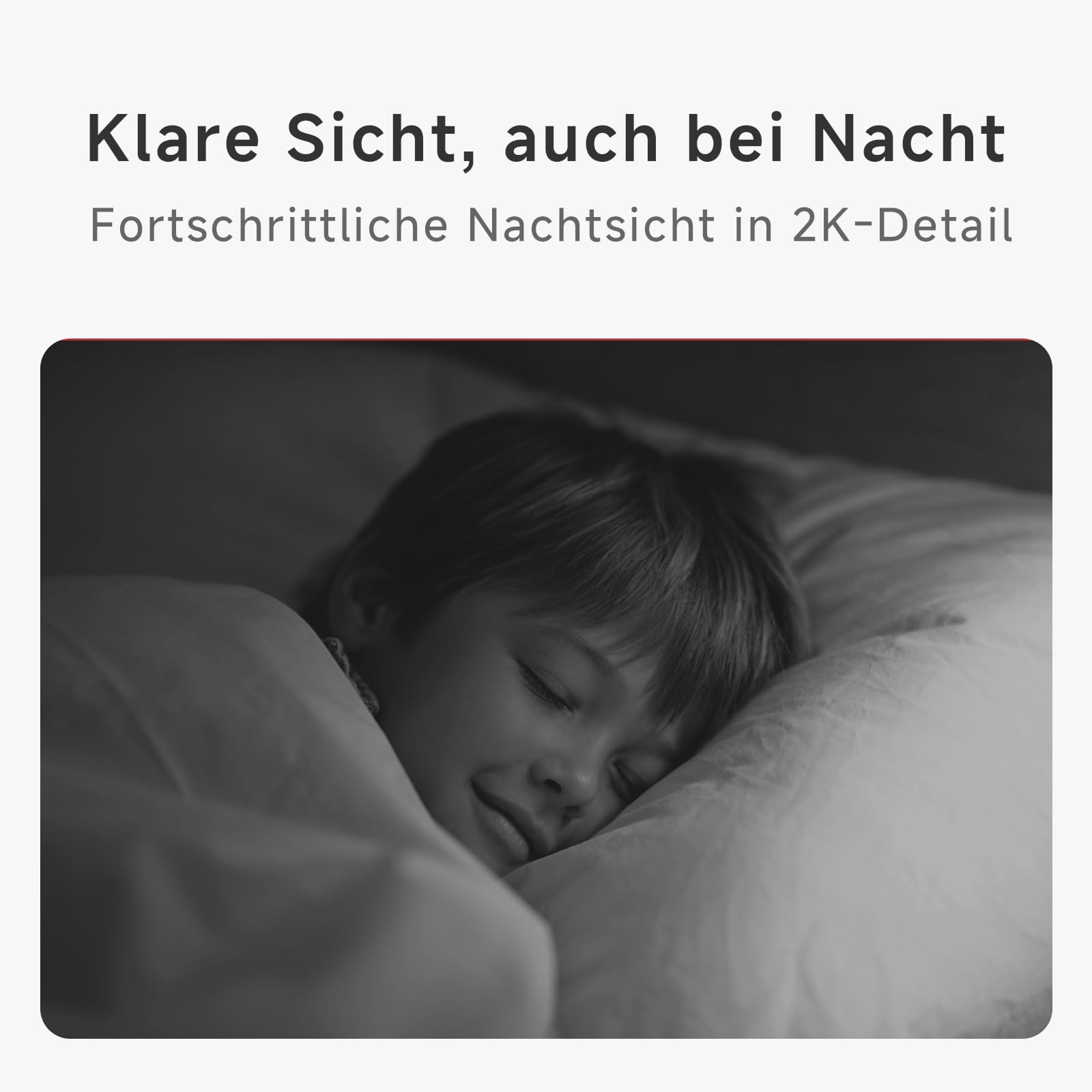 Noorio 4MP Überwachungskamera für Baby und Haustier mit 2.4GHz WLAN