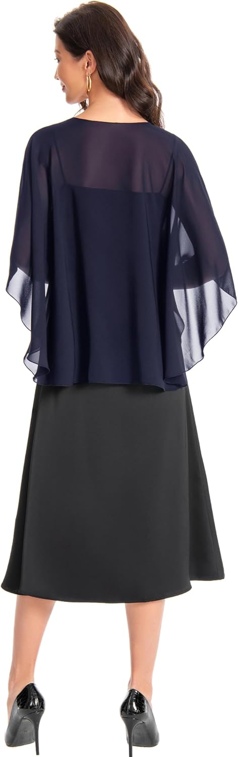 Shawls and Wraps for Evening Dresses Sheer Chiffon Women Elegant Soft Silky Scarf Scarve Wedding Bridal Stole - Image 6