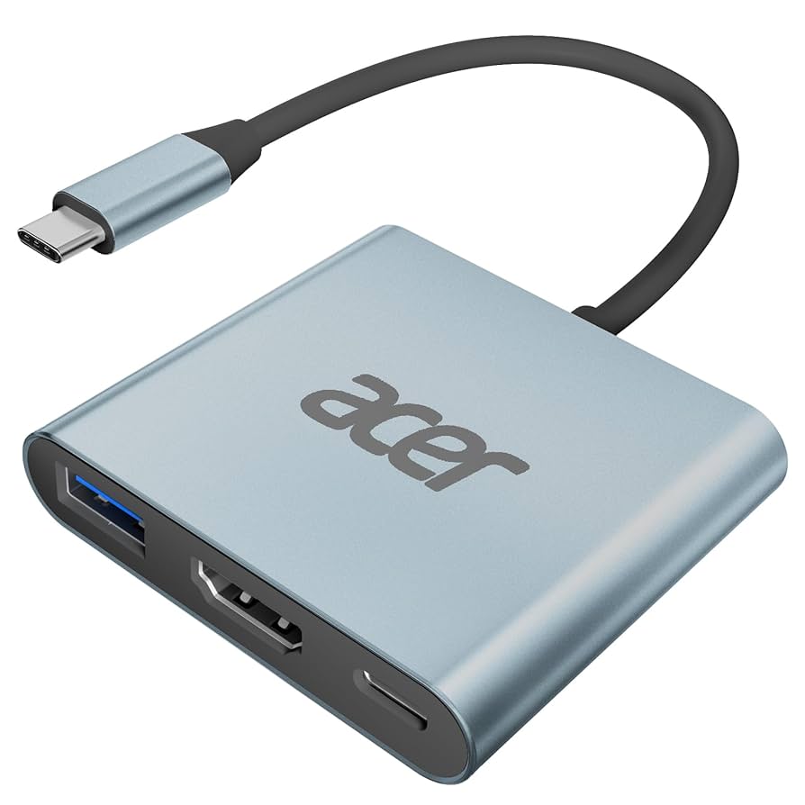 Amazon | Acer USB Type C HDMI アダプタ 3-in-1 USB C ハブ 4K