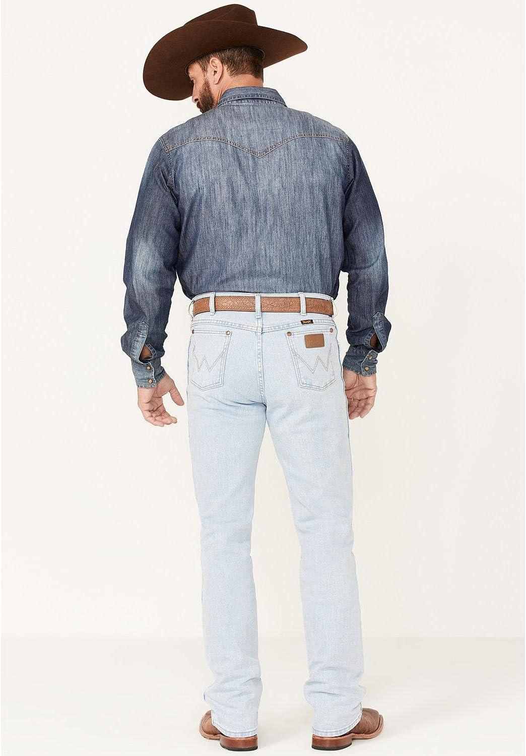Wrangler Mens Cowboy Cut Active Flex Slim Fit Jeans - Image 3