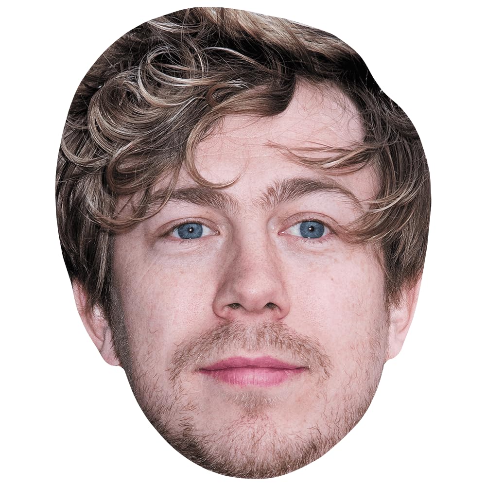 Celebrity Cutouts Lifelike James Bourne (Beard) Celebrity Mask, Flat Card Face, Fancy Dress Mask