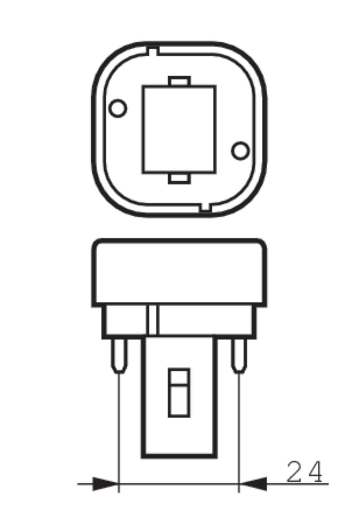 Philips Master PL-C 18 W/840 G24d-2 2 pin (2 pin), bianco freddo 4000 K, 150 mm