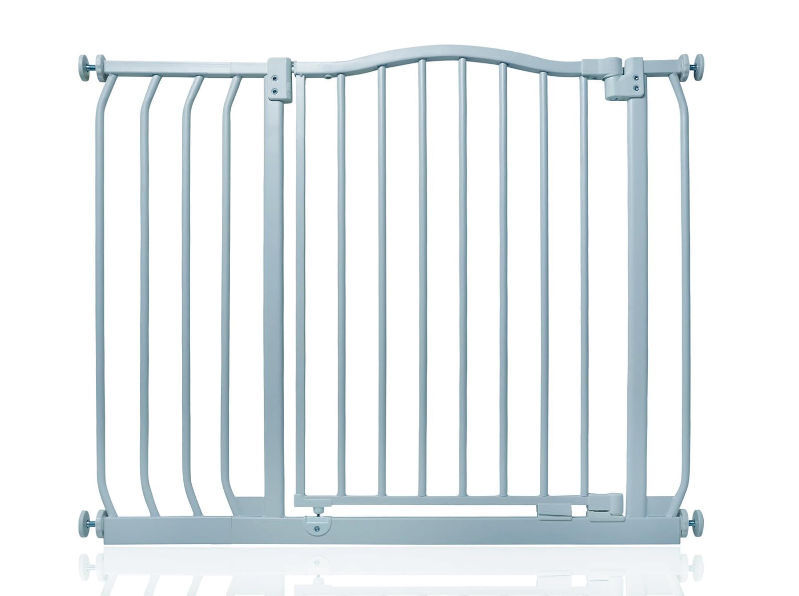Safetots Curved Top Safety Gate, 71cm - 80cm, Matt White, Pressure Fit Stair Gate, Baby Gate for Doors Hallways and Spaces, Safety Barrier, Easy Installation — view 69