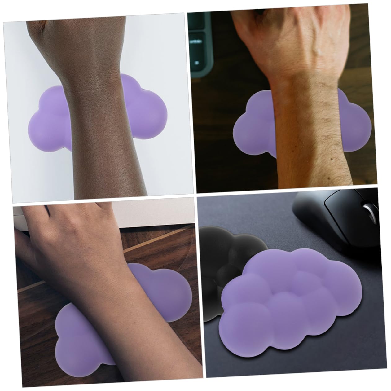 10pièces Repose-poignet Pour Clavier Mousse Ergonomique Tapis De Confortable Pour Bureau Et Gaming Adapté à Les Claviers
