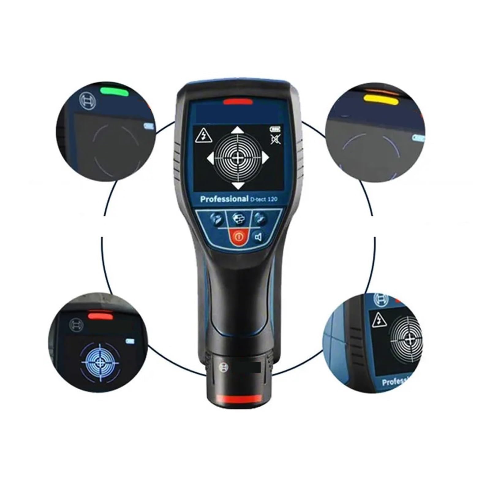 Strumenti Professionali For La Ricerca Di Perni For Scanner A Parete Sotterranea For Metal Detector Digitale Impermeabile Rilevamento Accurato
