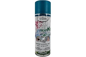 Testors Shimmer Washable Spray Chalk - Perfect for Temporary Artistic Creations and Outdoor Delights