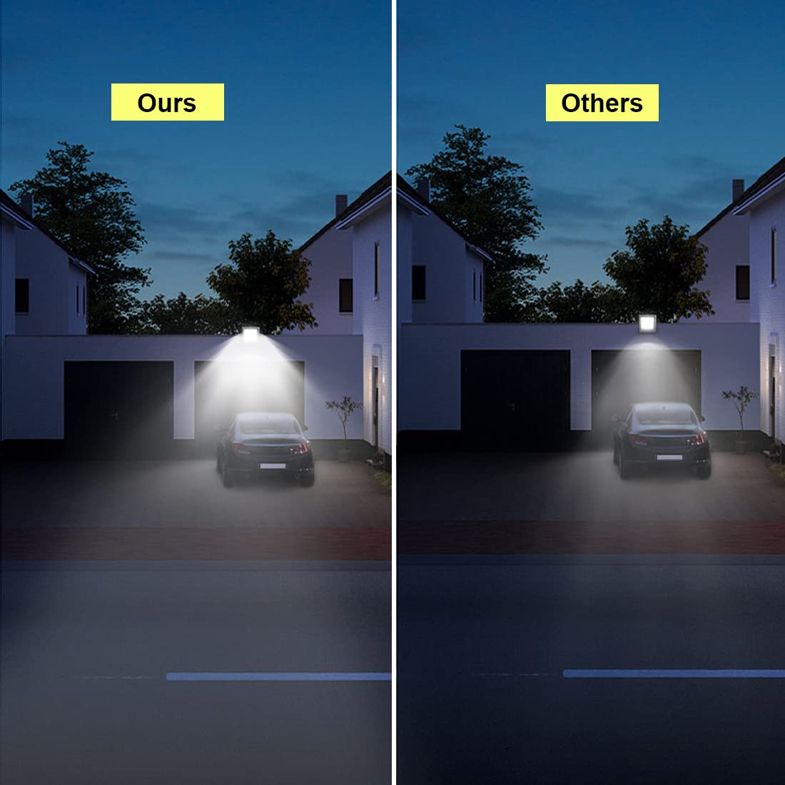 300 W LED-Projektor für den Außenbereich, 2 Stück, LED-Außenstrahler, wasserdicht, IP67, 30.000 lm, 7000 K, Halogen-LED, für den Außenbereich, für Terrasse, Garten, Hof