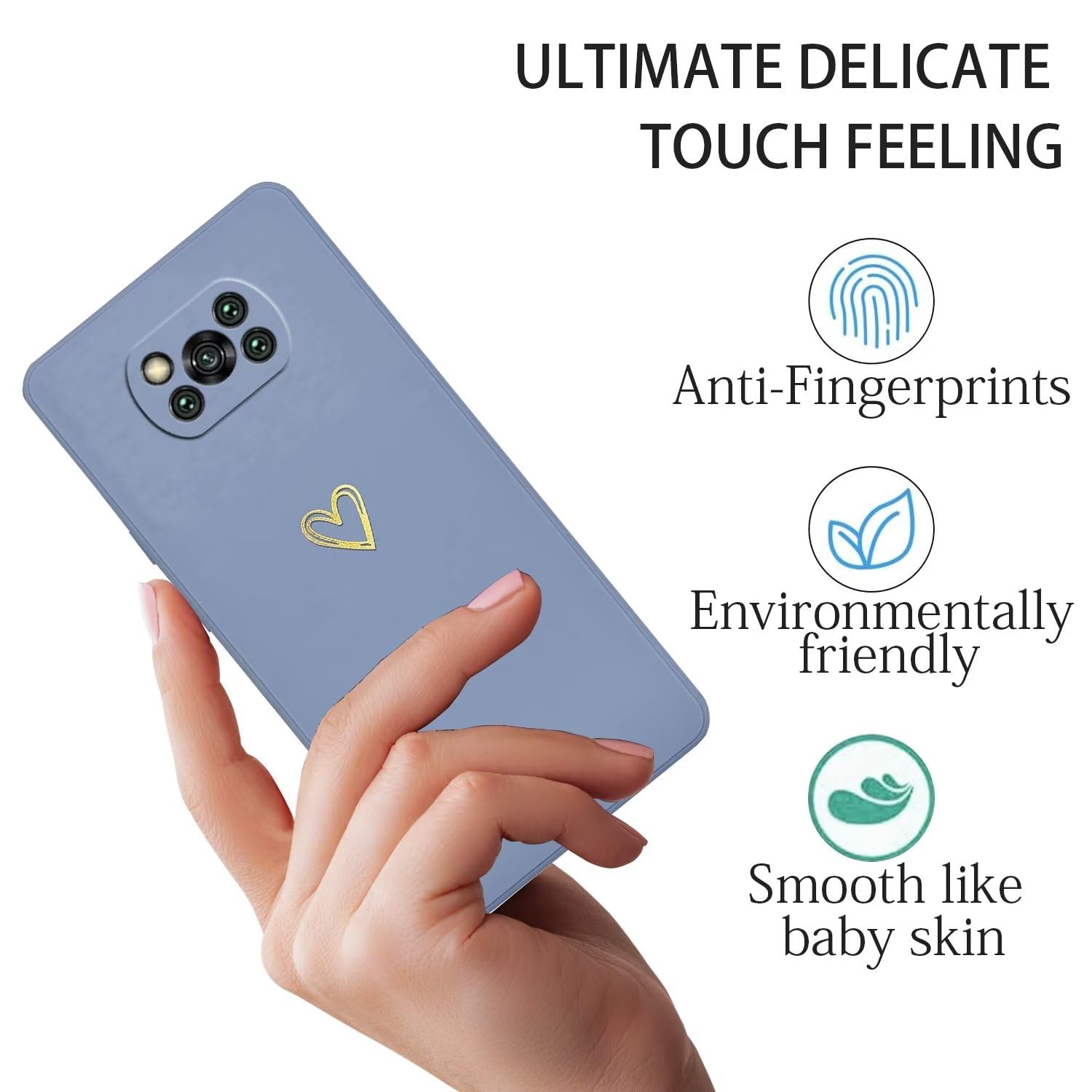 Handyhülle Für Xiaomi Poco X3 Pro/NFC/X3 - Schwarz, Weiches Silikon Mit Galvanisiertem Glitzer-Design