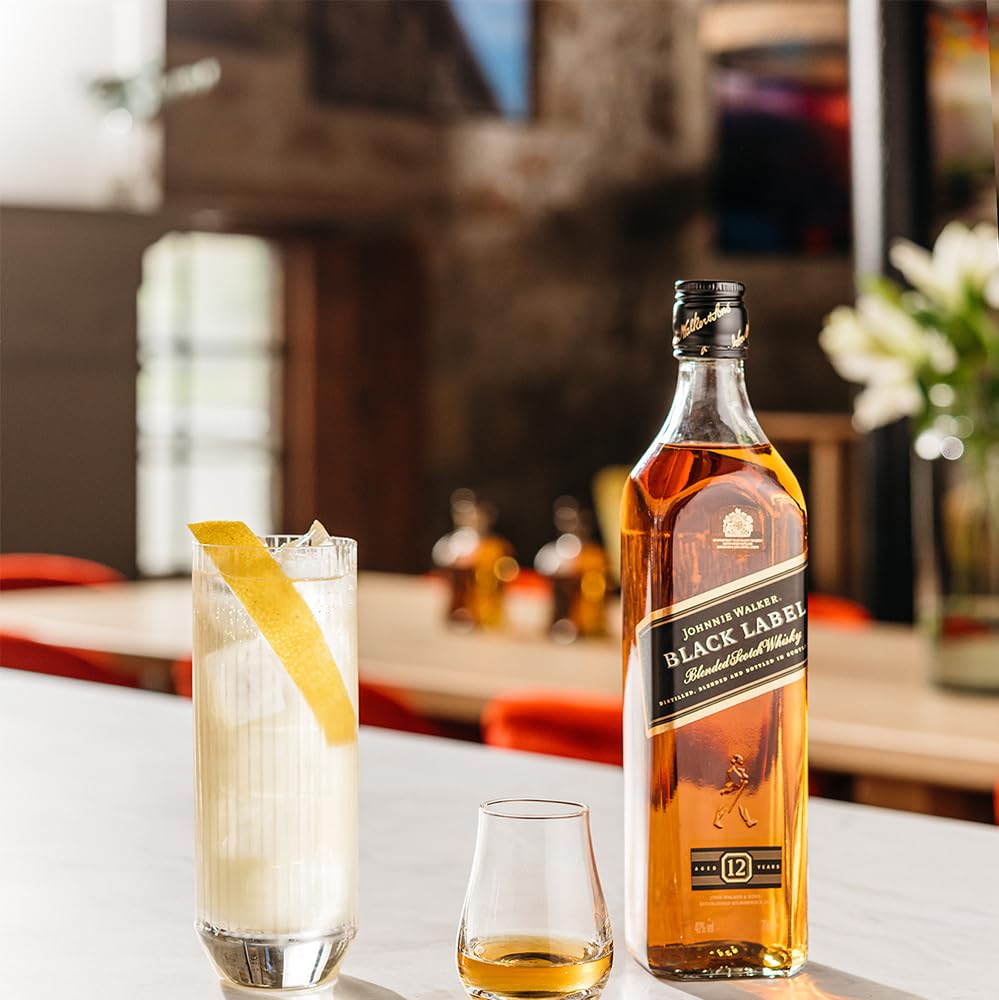 Whisky Johnnie Walker Black Label 12 Anos 1L | Amazon.com.br
