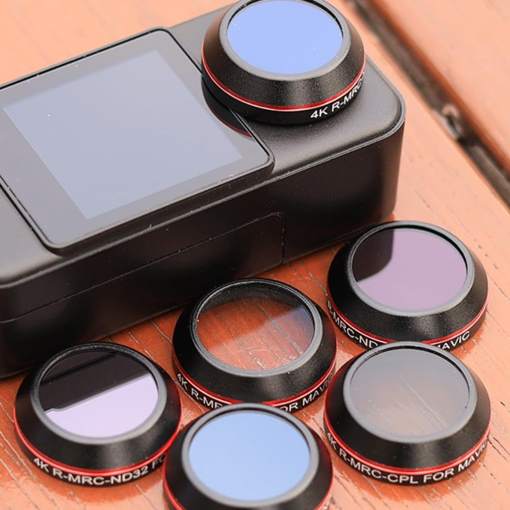Set di filtri UV CPL ND8 16 32 64 per SJCAM C300 C400, filtri per lenti in vetro ottico per fotografia esterna, accessori protettivi per fotocamera