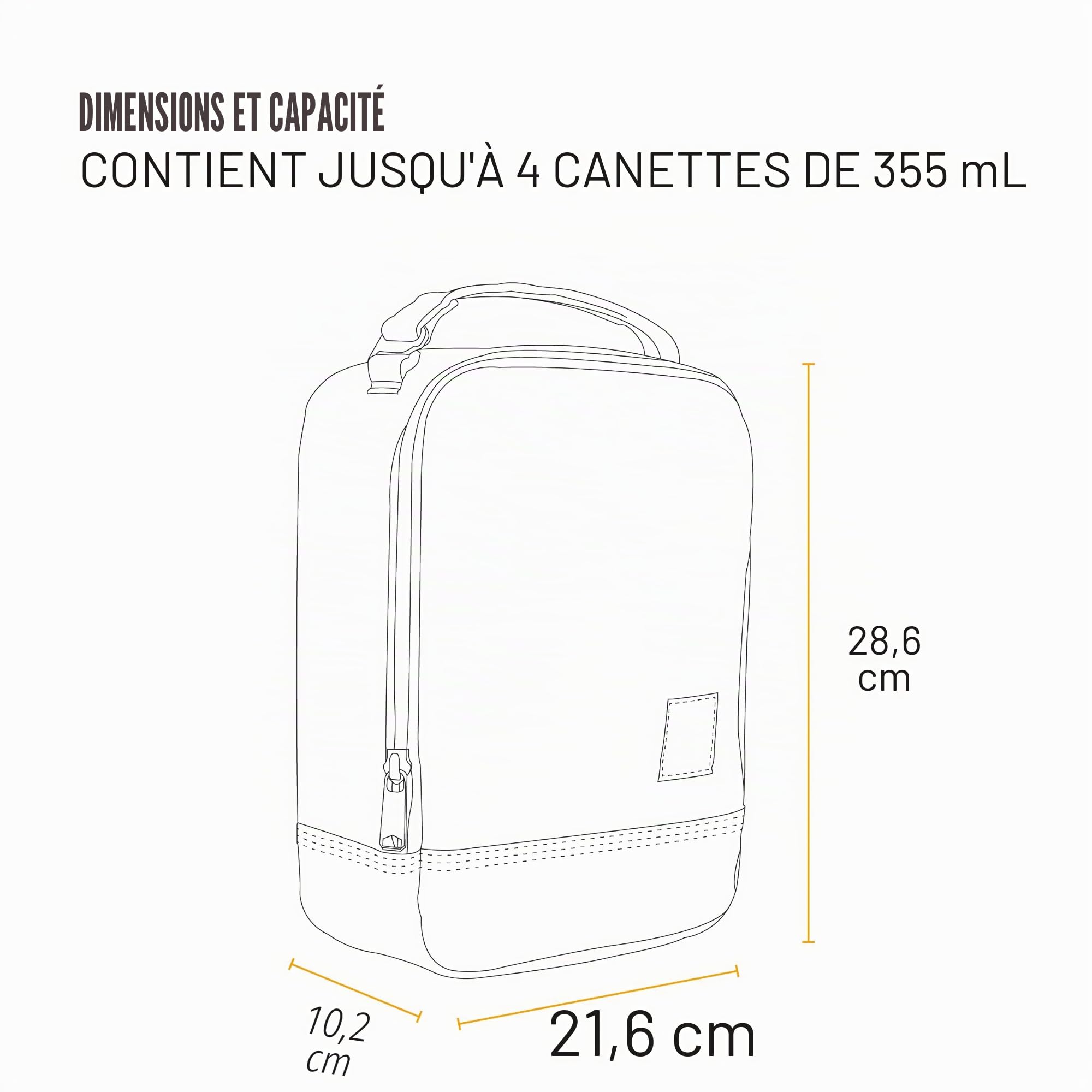 Carhartt Sac isotherme pour déjeuner pour hommes et femmes, sac isotherme entièrement isolé pour une utilisation quotidienne, Port
