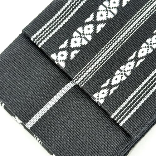 E-BOGU Traditional Japanese Kaku OBI Belt for Iaido (Made in Japan), One Size fits All, Available in Black, Gray, Navy Blue, White, and Green2