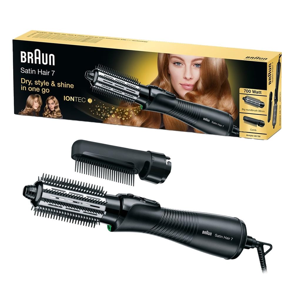 Satin Hair 7 As 720 Airstyler With Iontec Technology And Comb Attachment