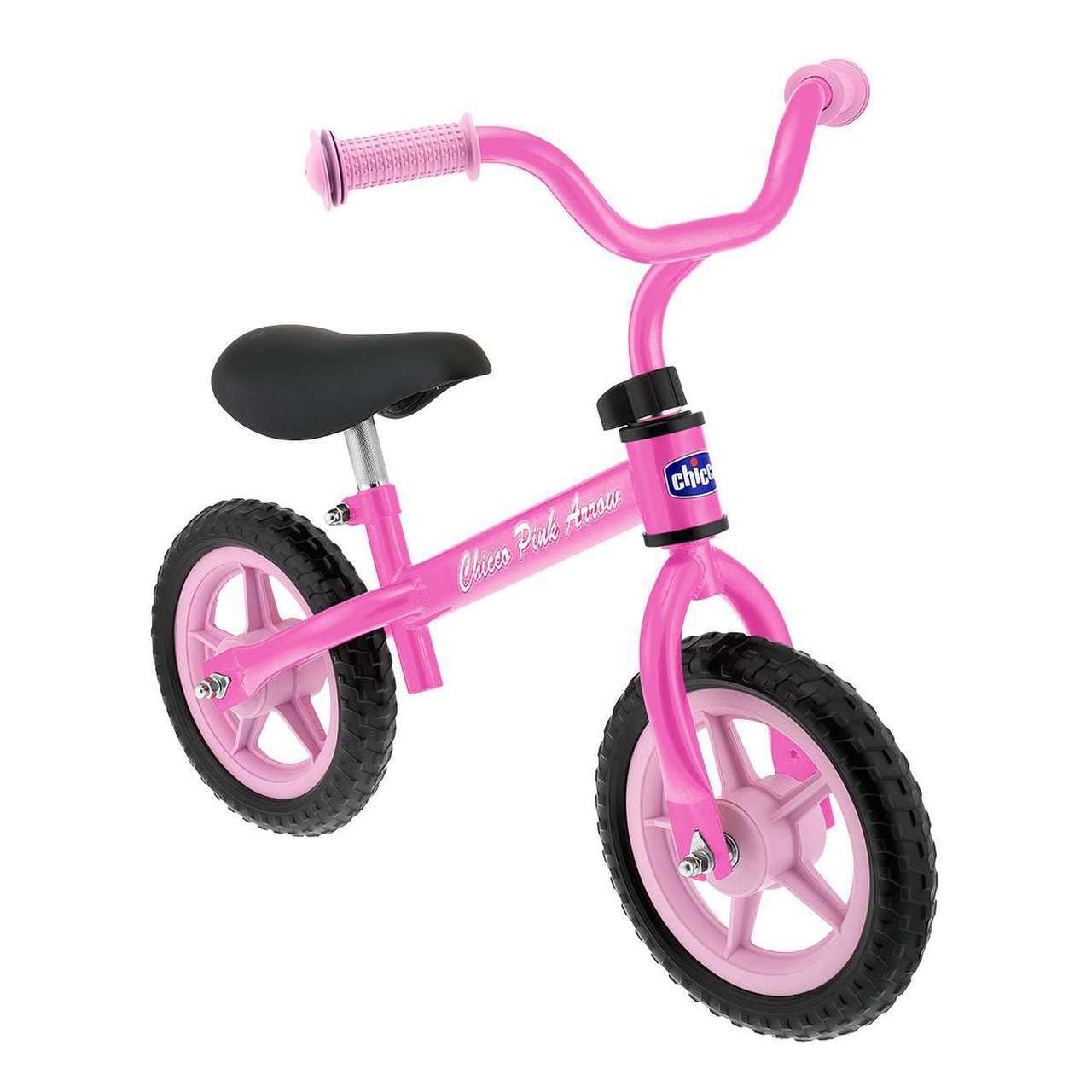 Chicco Bicicleta sin pedales Bullet Balance para niños de 2 a 5 años hasta 25 kg, Bici para aprender a mantener el equilibrio con manillar y sillín ajustables, Rosa - Juguetes para niños de 2 a 5 años
