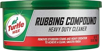 Turtle Wax Rubbing Compound Heavy Duty Cleaner Wax, 298 Gms