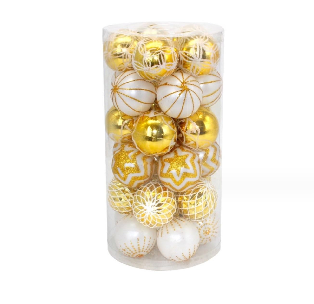 Decoracion Navidad Juego De Bolas Navidad Irrompibles, Decoraciones para Árboles, Adornos Árbol para Fiestas Y Bodas, 30 Uds Bolas Navideñas(A)