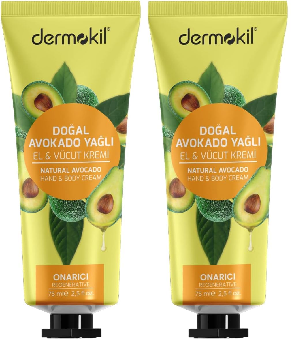 Dermokil Avokado Özlü El ve Vücut Kremi 75 ml 2li paket