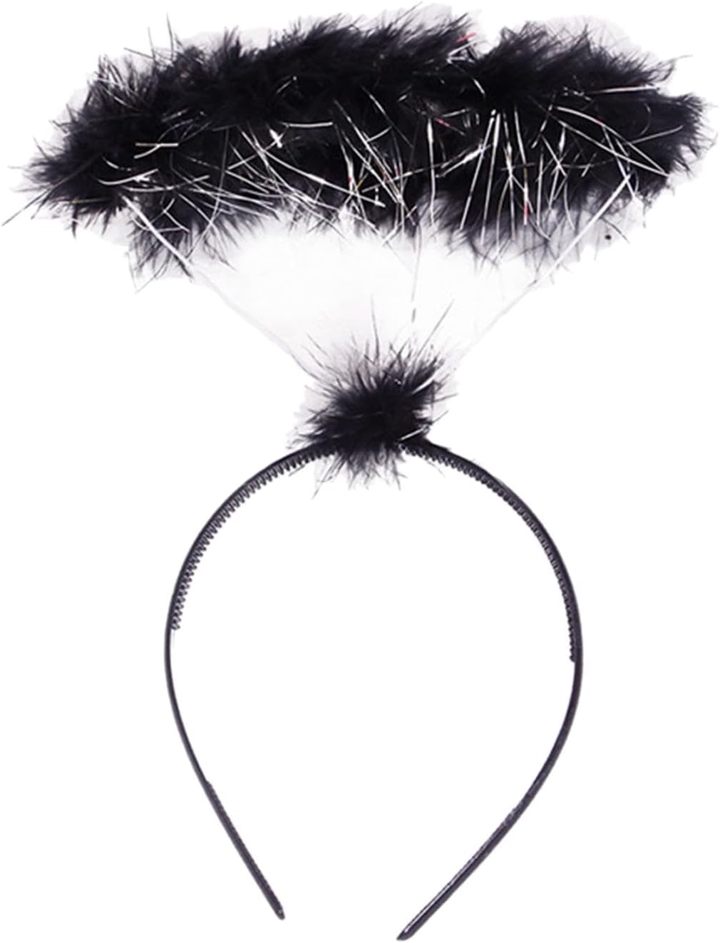 LCSVCCXA Feathered Halo Headband for Angelic Costume