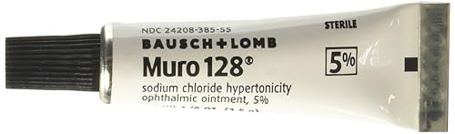 Muro 128 Sterile Ophthalmic. Pomada 5%, paquete doble de 25oz