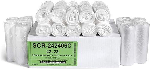 Aluf Plastics - Bolsas para basura, calidad comercial, serie de alta densidad de reducción en la fuente