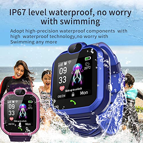 Yanghao Niños Inteligentes Reloj impermeable con estación base LBS y función de videollamada 3