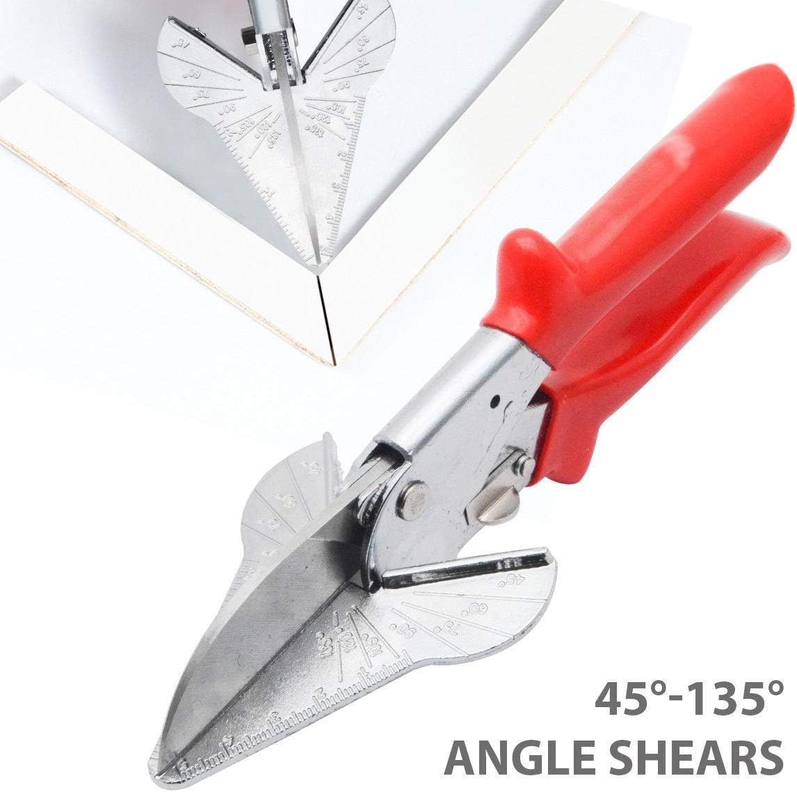 Mitre Shears MASO SK5 45-120 Degree Multi Angled Scissors Gasket Shears Anvil Cutters UPVC Trim Tube Gasket Moldings