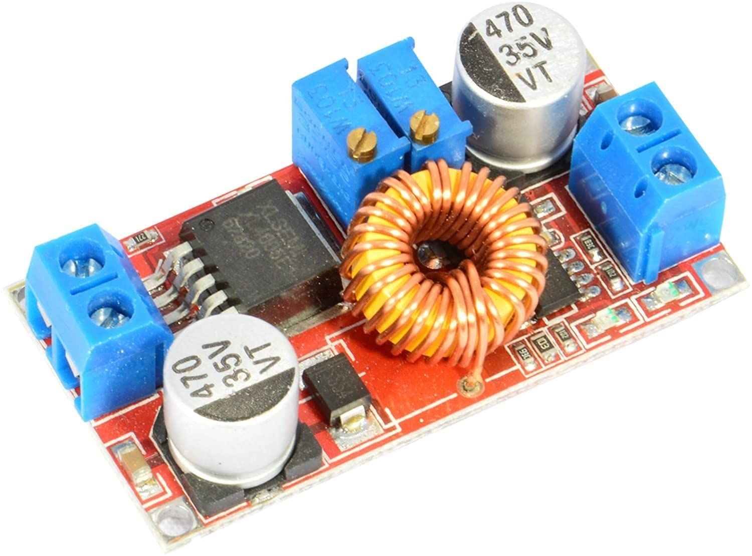 Robodo 5A DC to DC Buck Converter | Lithium Battery Step down Charging Board | Led Power Converter | Lithium Charger Step Down Module XL4015 RED (B073Q2L5ZW) Amazon Price History, Amazon Price Tracker