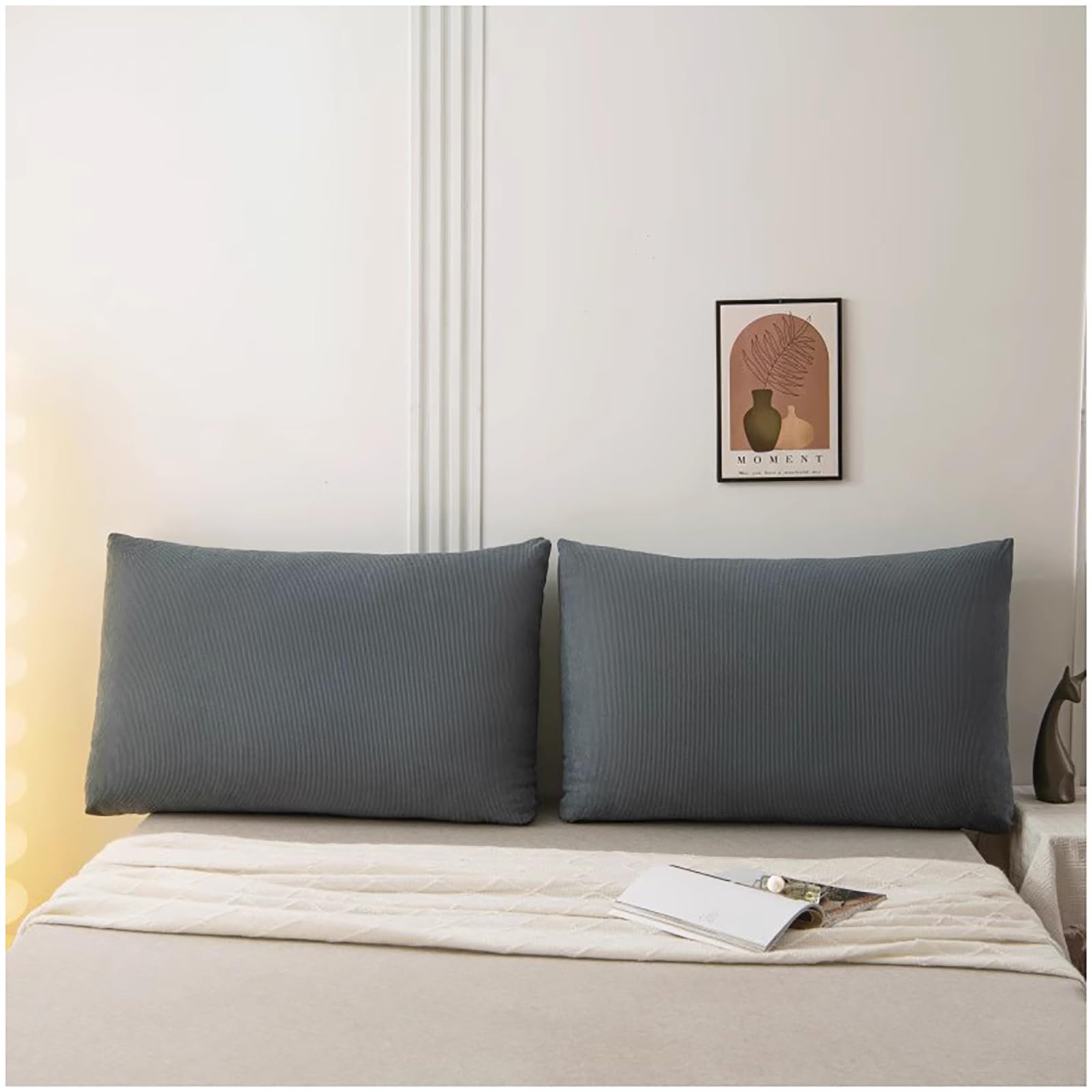Coussin de lecture grand format dossier rembourré support lombaire ZTGL