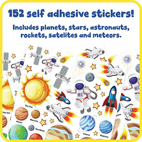 Ready 2 Learn CE10066 Foam Stickers - Space thumb #1